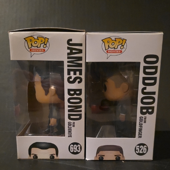 Funko Pop! James Bond and Oddjob Figures - Picture 6 of 8
